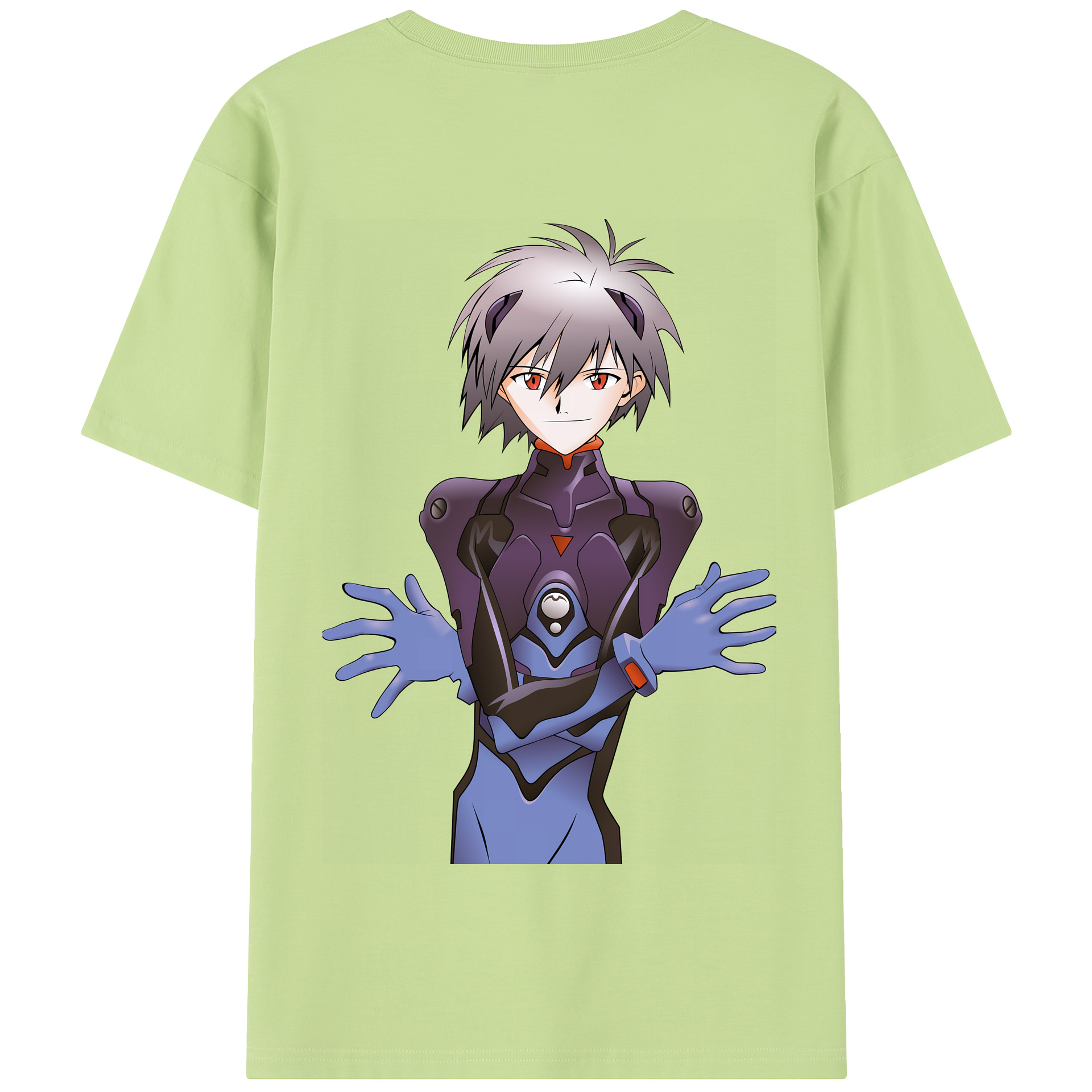 （画像用） EVA 新世紀エヴァンゲリオン 綿100％半袖Tシャツ（背面プリント）